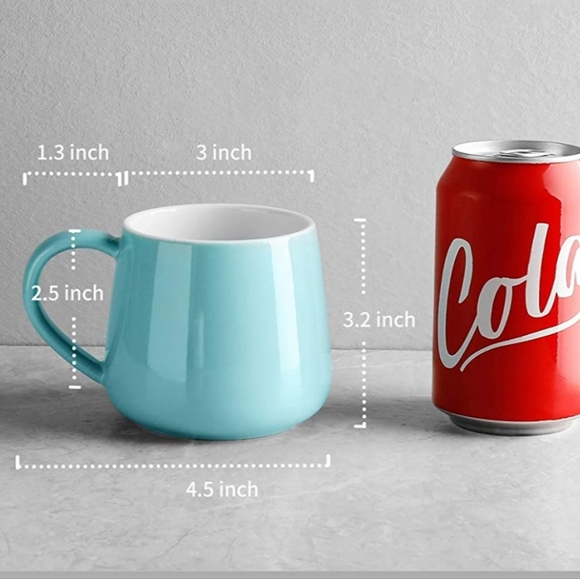 Qty 3 - Sweese 618.002 Coffee Mugs - 12 Ounce for Coffee, Tea, Cocoa - Picture 4 of 4